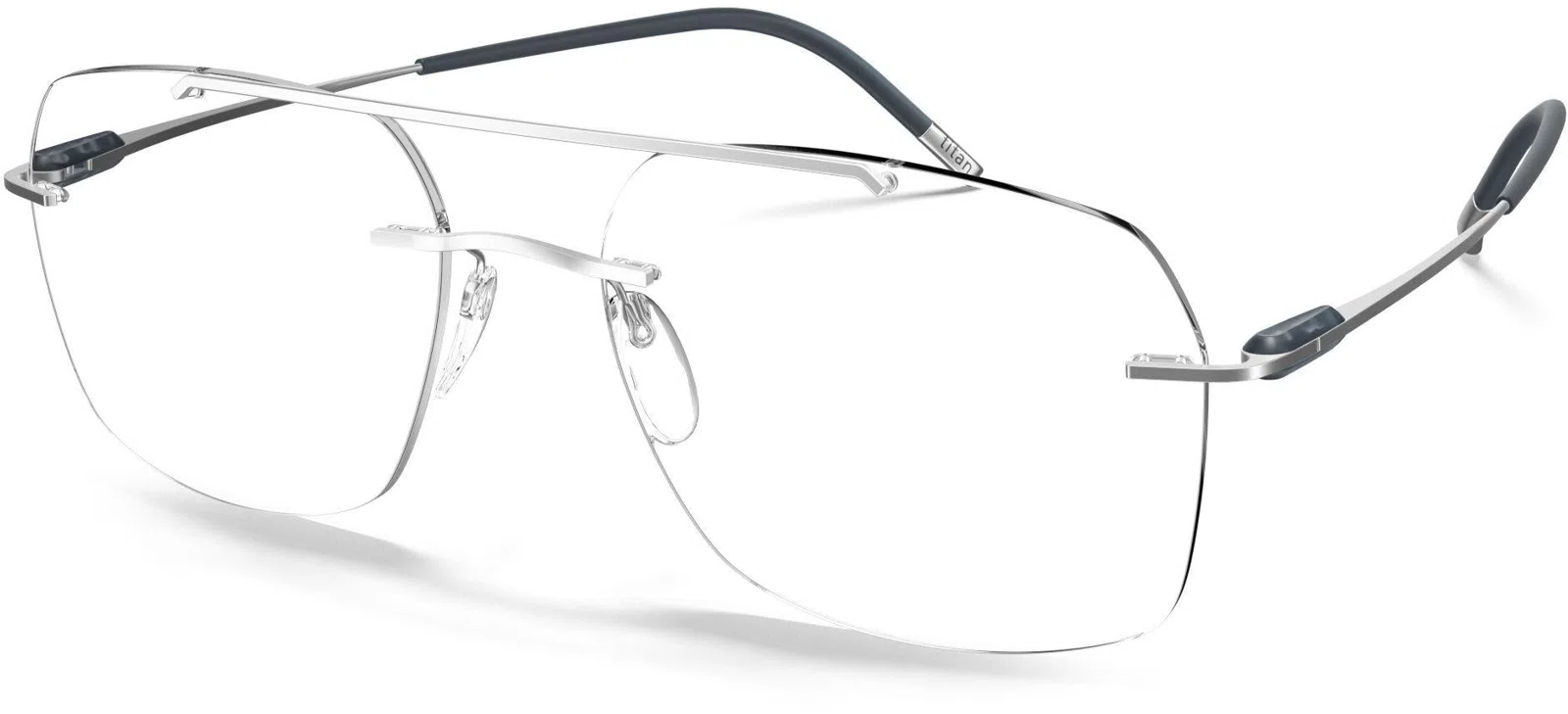 Silhouette Purist Color Groove Demo Rimless 5561 Eyeglasses - view 157